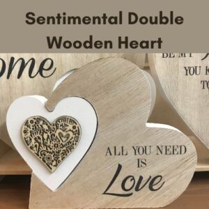 All you need is love Wooden Heart