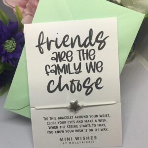 Mini Wishes Friends are Family Bracelet