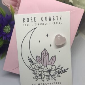 Crystal Heart Rose Quartz
