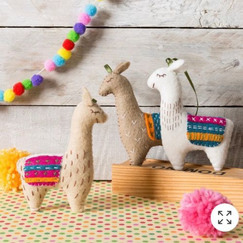Llama Wool Mix Felt Kit